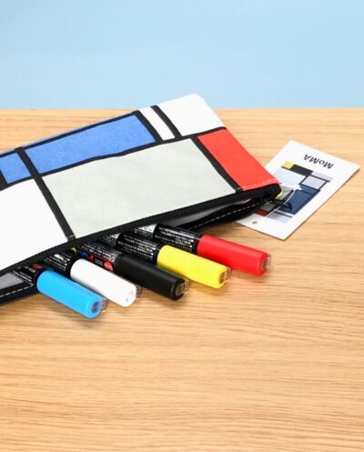 MoMA Mondrian Blue Pouch