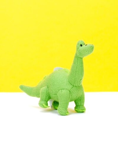 Mini Green Diplodocus Rattle