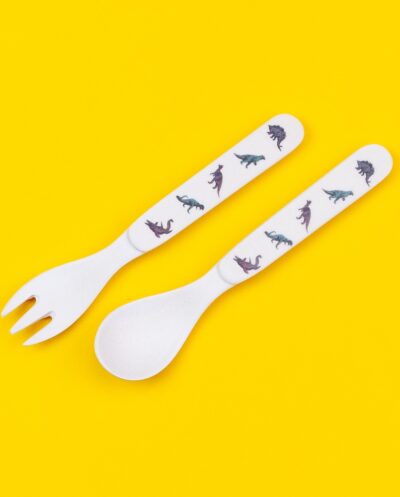 Dino Bamboo Cutlery
