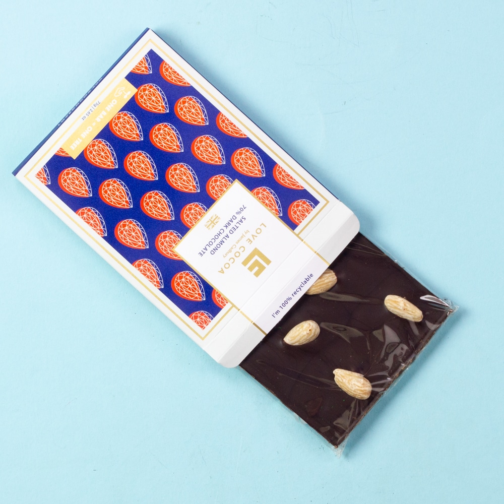 Love Cocoa - Salted Almond Chocolate Love Cocoa - Salted Almond Chocolate