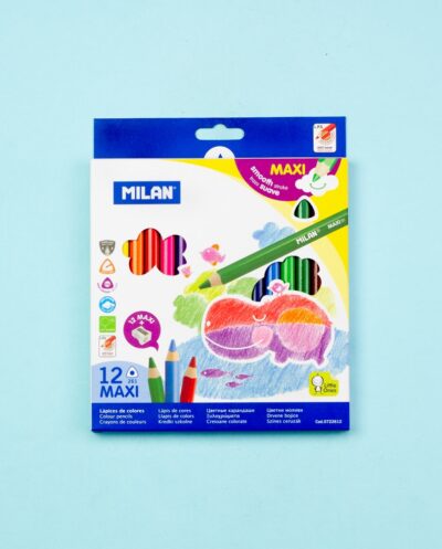 Milan // 12 pack Triangular Coloured Pencils