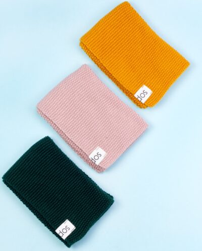 Re-Useable Dishcloths: Pink/ Green/ Mustard