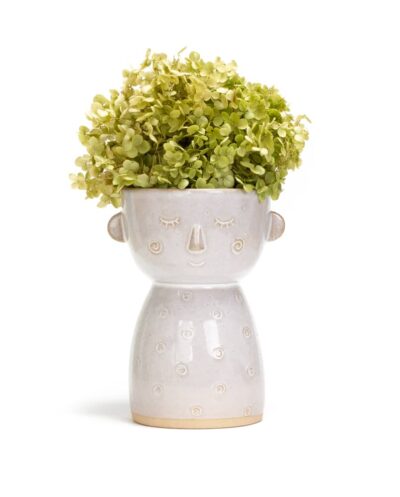 Specked Face Glazed Vase