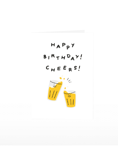 Happy Birthday Cheers Beers Card