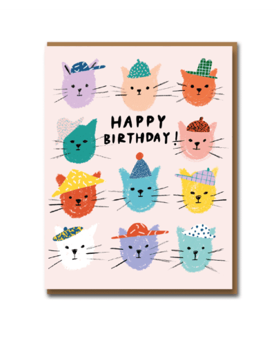 Cat Pals Birthday Card