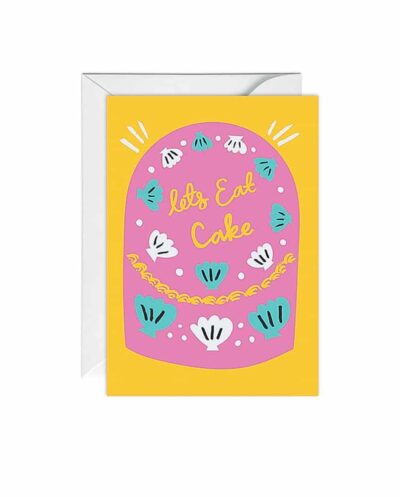 Lets Eat Cake Card