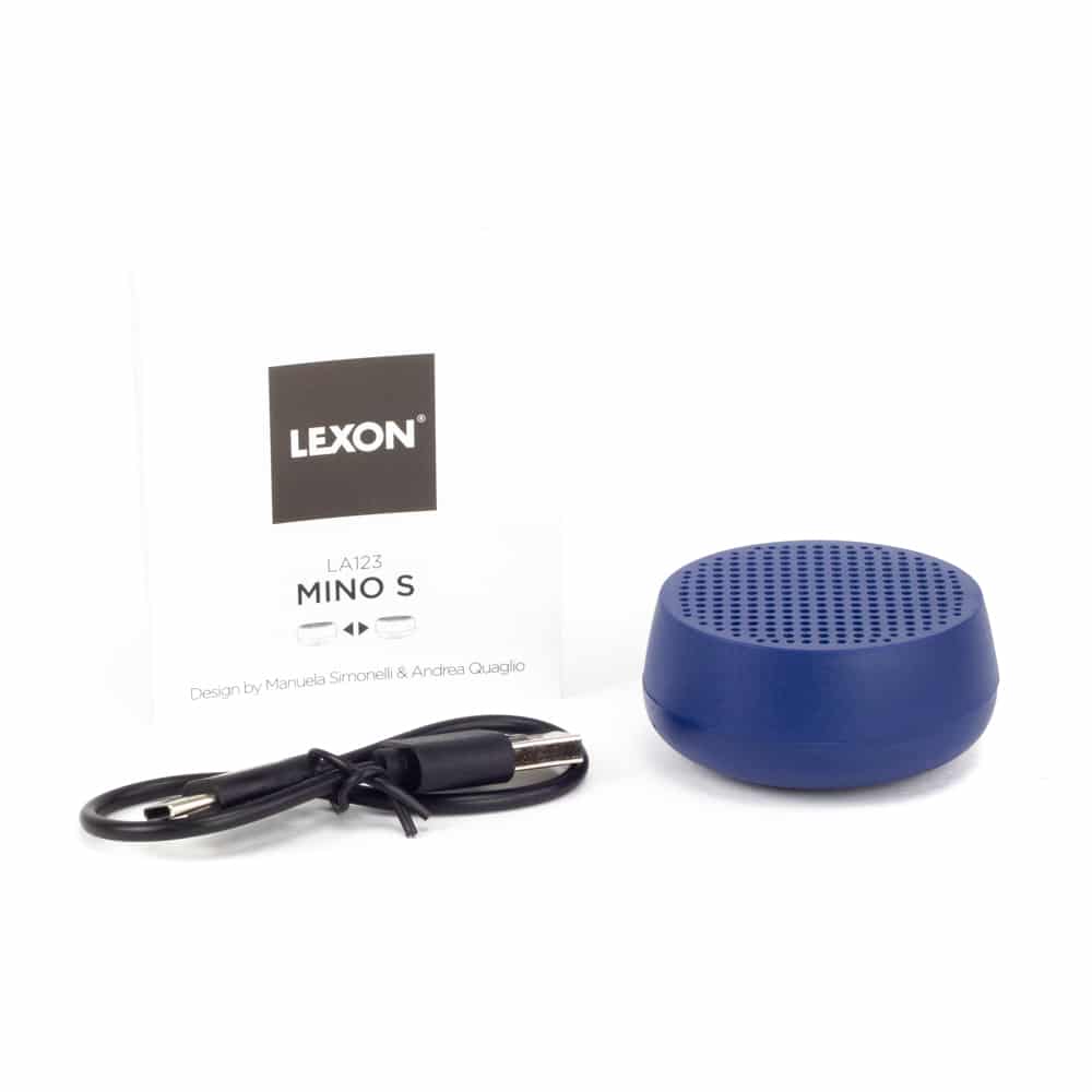 Lexon Mino S Speaker | Dark Blue Lexon Mino S Speaker | Dark Blue