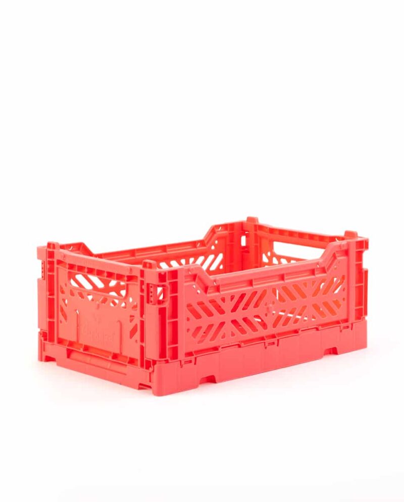 Dark Pink Mini Folding Crate