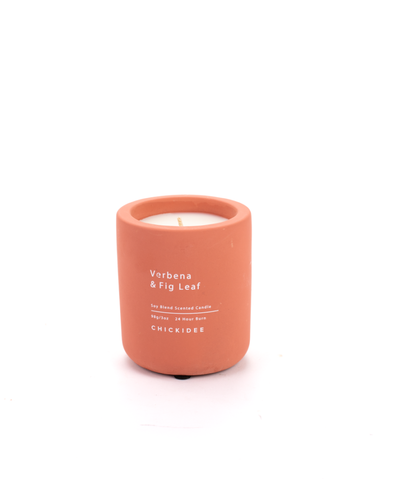 Mini Verbena & Fig Leaf Concrete candle