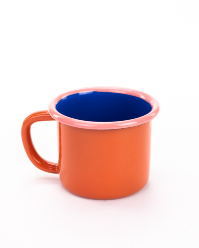 Colorama Mug | Coral and Electric Blue