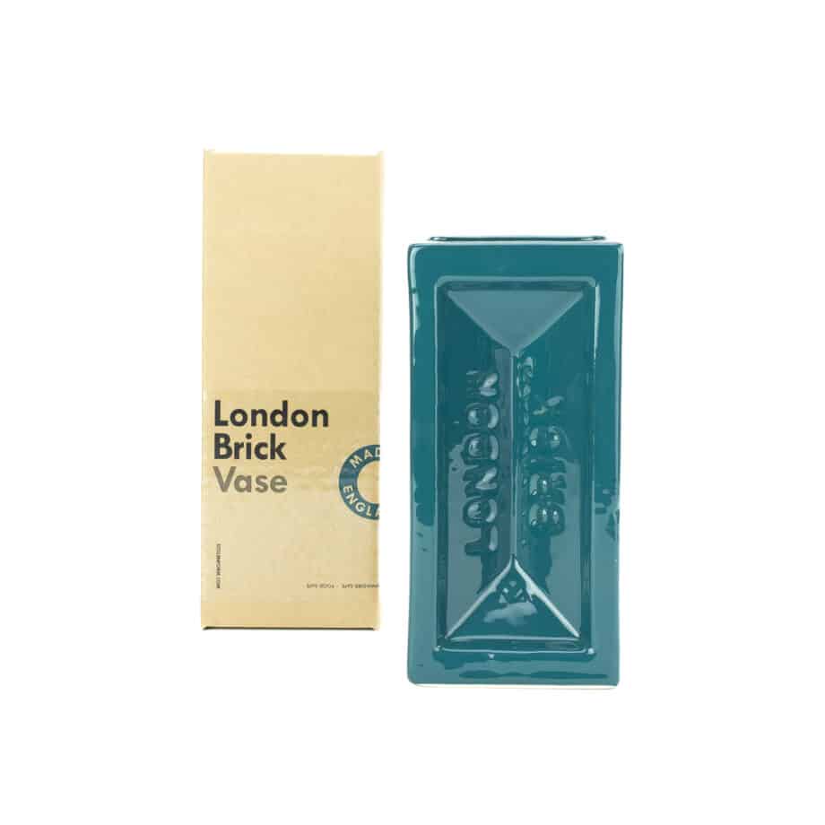 London Brick Vase Teal EyeMindHeart-104