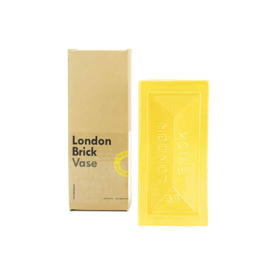 London Brick Vase yellow  EyeMindHeart-105