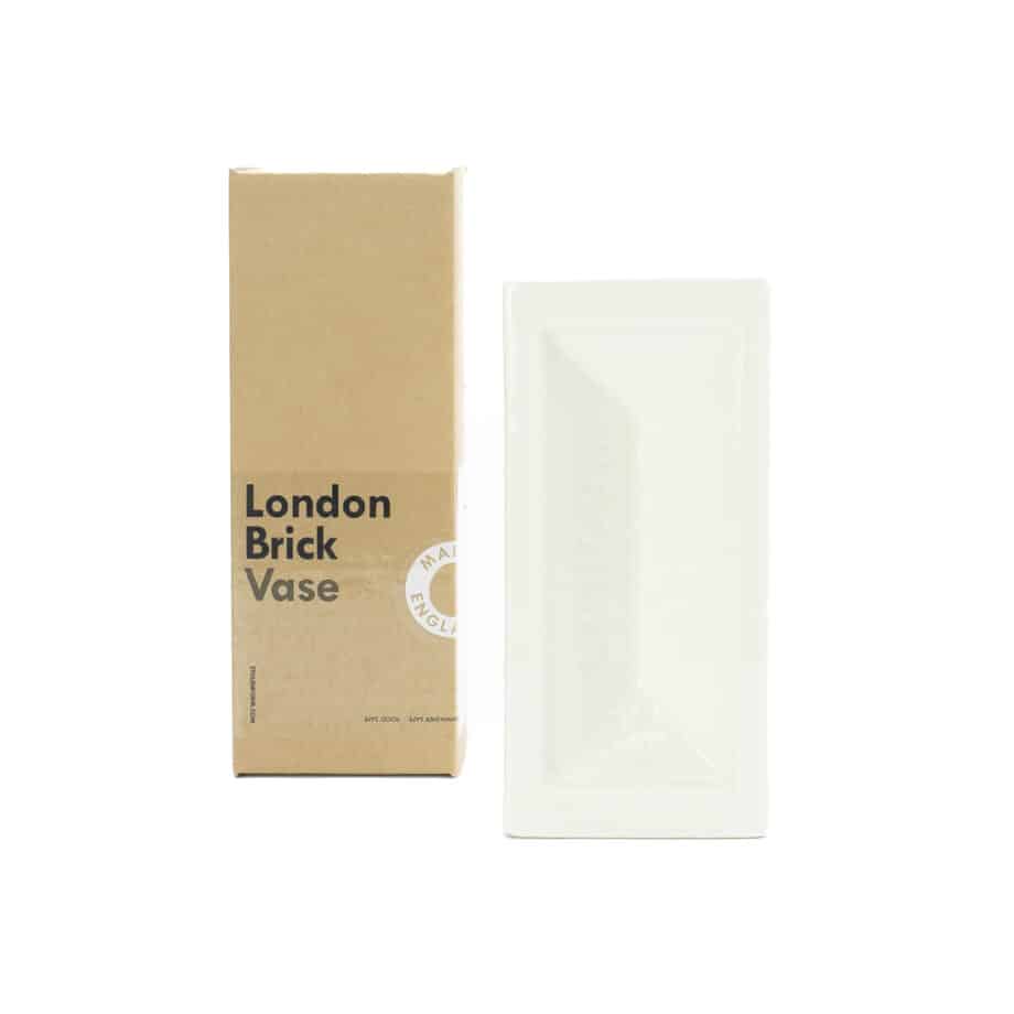 London Brick Vase white EyeMindHeart-107