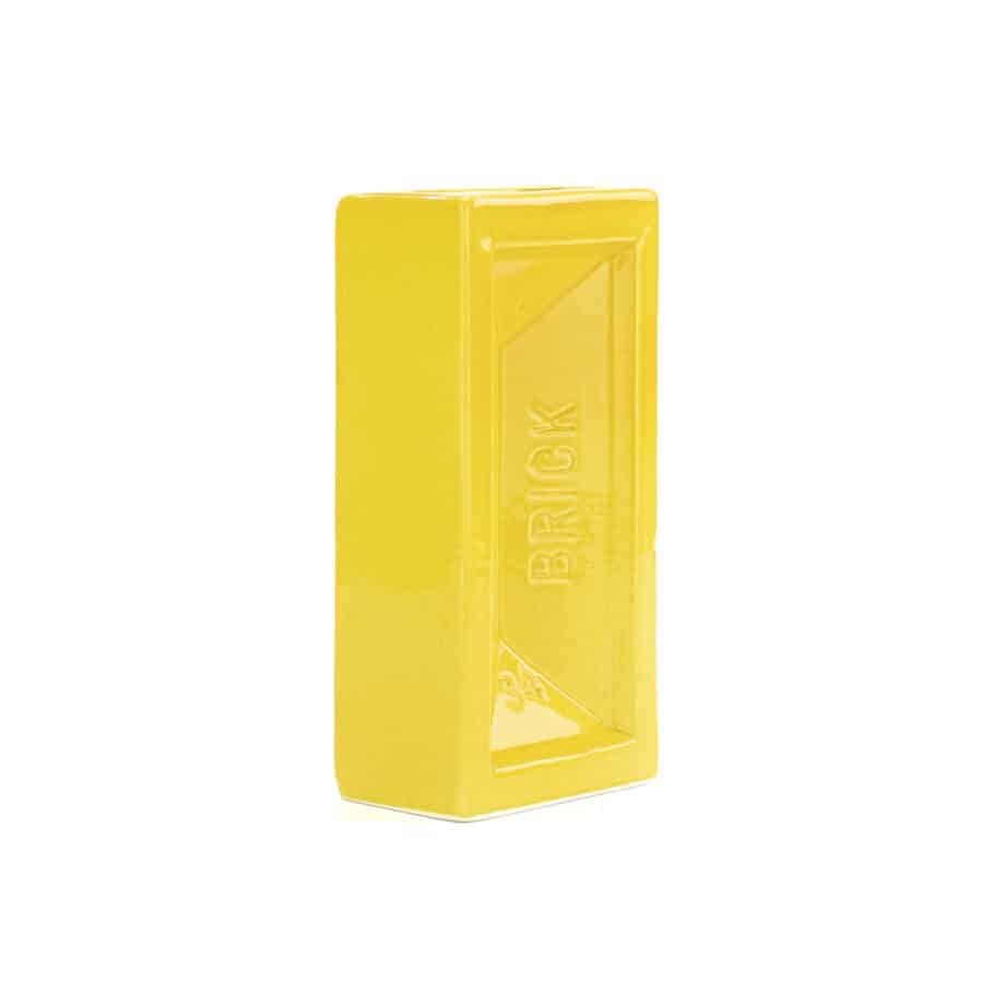 London Brick Vase yellow EyeMindHeart-111