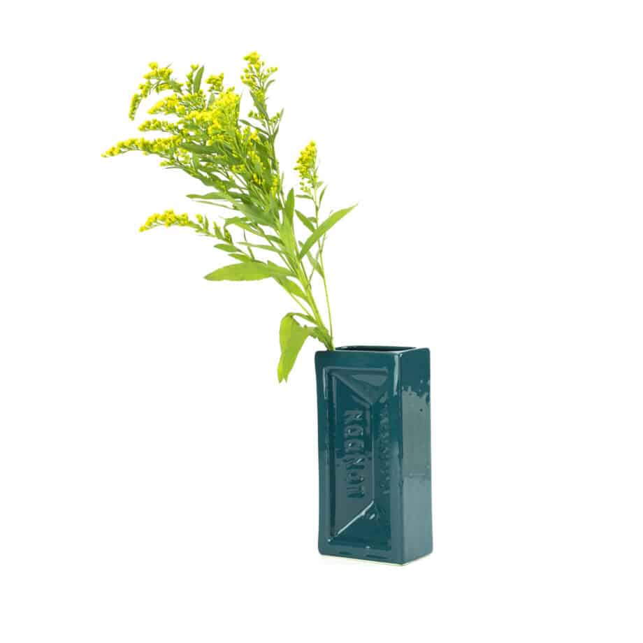 London Brick Vase Teal EyeMindHeart-113
