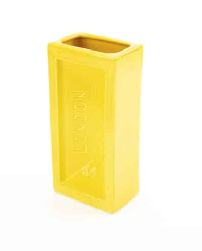 London Brick Vase • Yellow