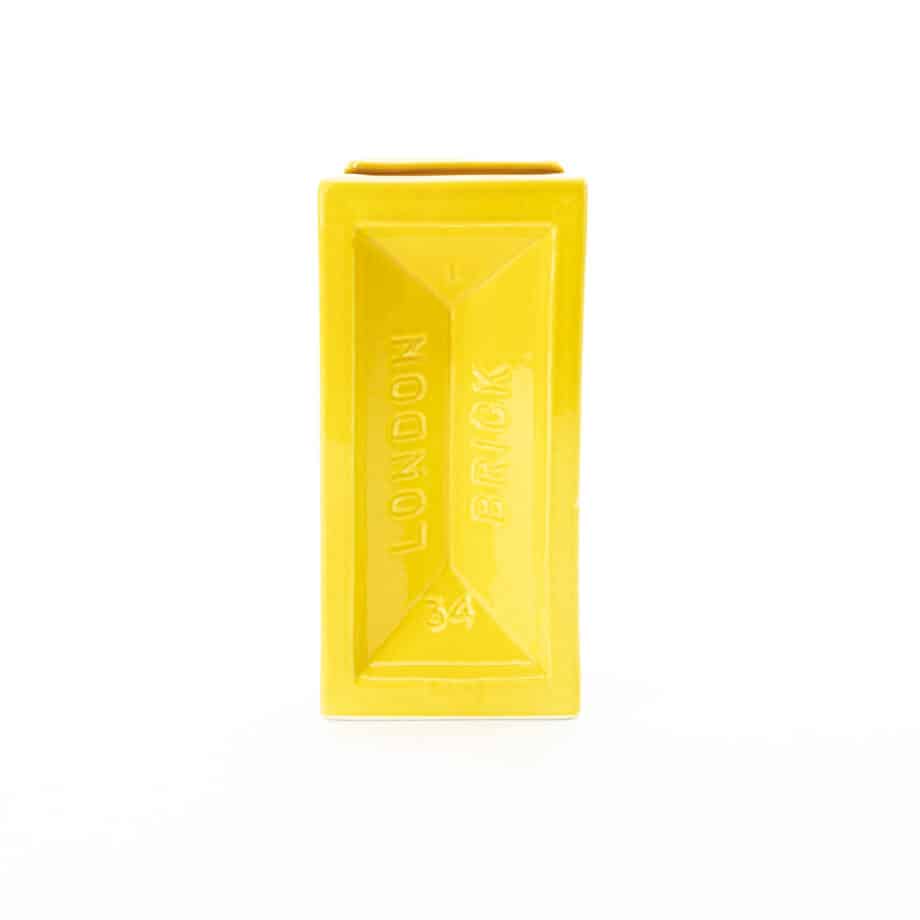 London Brick Vase yellow  EyeMindHeart-118