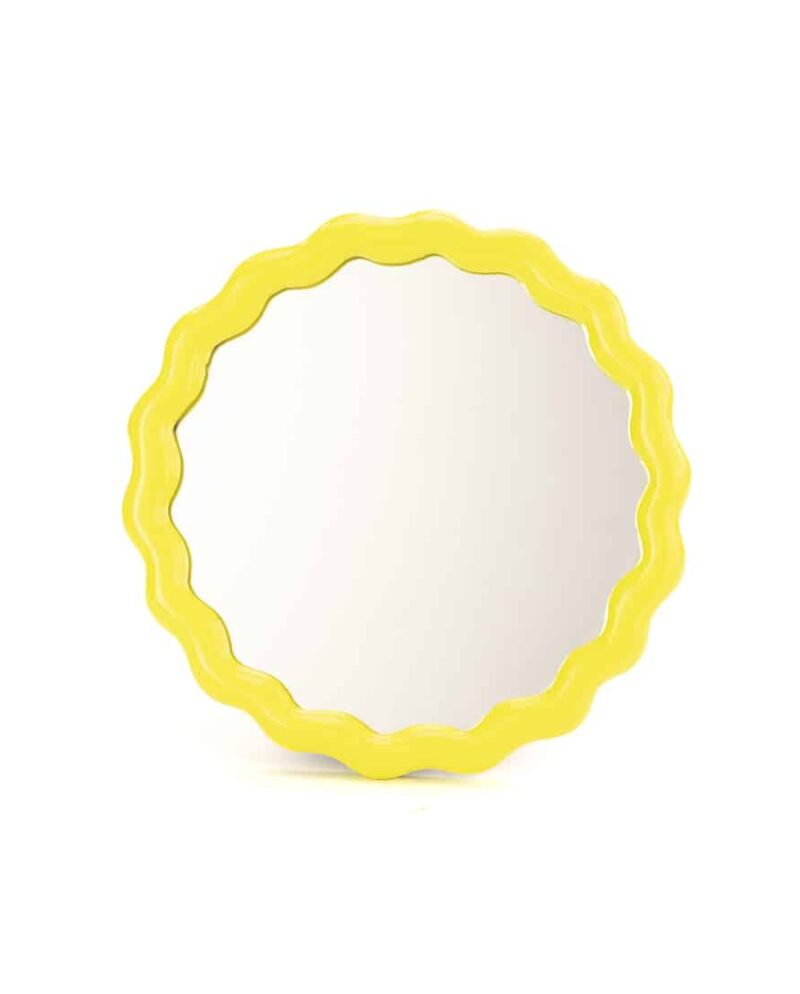 Zig Zag Standing Yellow Mirror