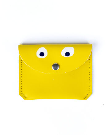 Mini Money Googly Eye Purse - Yellow