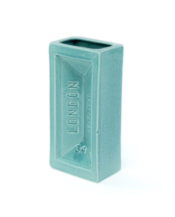 London Brick Vase Turquoise